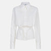 The Attico White cotton shirt