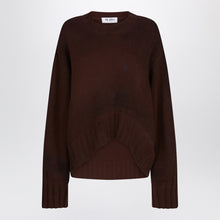  The Attico Brown wool and cashmere sweater