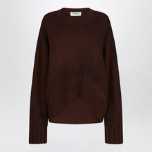  The Attico Brown wool and cashmere sweater