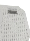 The Attico Rhinestone Tank Top