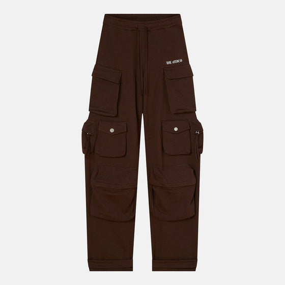 The Attico Brown Fern cargo pants