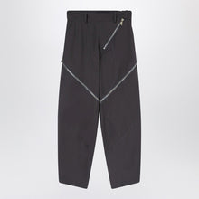  The Attico Dark grey trousers with zip details