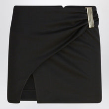  The Attico Black wool mini skirt