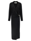 The Attico Wrap Dress