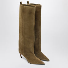  The Attico Lea Military Green high boot