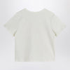 Mini Rodini white T-shirt with ladybug embroidery