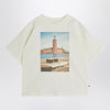 Mini Rodini white T-shirt with municipal print