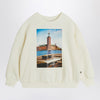 Mini Rodini White sweatshirt with municipal print