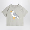 Mini Rodini Gray T-shirt with seagull print
