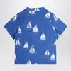 Mini Rodini Blue shirt with sailboats