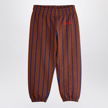  Mini Rodini Brown striped jogging trousers