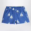 Mini Rodini Blue shorts with sailboats