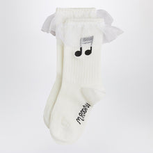  Mini Rodini White socks with musical note