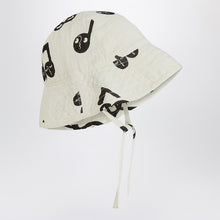  Mini Rodini White hat with musical notes