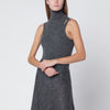 Roberto Collina Grey cashmere blend turtleneck top
