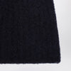 Roberto Collina Cashmere ribbed navy hat
