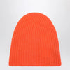 Roberto Collina Orange cashmere ribbed beanie