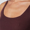 Roberto Collina Eggplant-coloured wool tank top