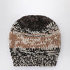Roberto Collina Camel mouliné-effect beanie