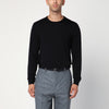 Roberto Collina Black crew neck wool sweater