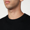 Roberto Collina Black crew neck wool sweater
