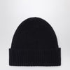 Roberto Collina Cashmere Beanie in Navy Blue