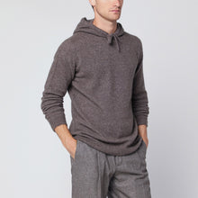  Roberto Collina Taupe hooded sweater
