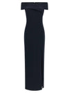 Lauren Ralph Lauren Long Dress With Crossed Neckline