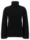 Toteme Ribbed Wool Turtleneck Sweater