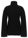 Toteme Ribbed Wool Turtleneck Sweater