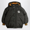 Mini Rodini Black Ritzratz patch puffer