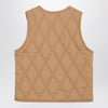 Mini Rodini Beige Ritzratz quilted vest