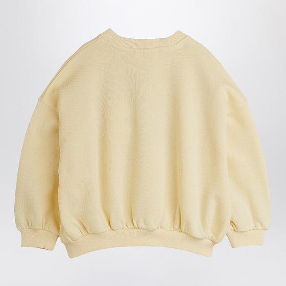 Mini Rodini Ivory sweatshirt with mammoth print