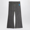 Mini Rodini Grey flared velvet trousers