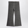 Mini Rodini Grey flared velvet trousers