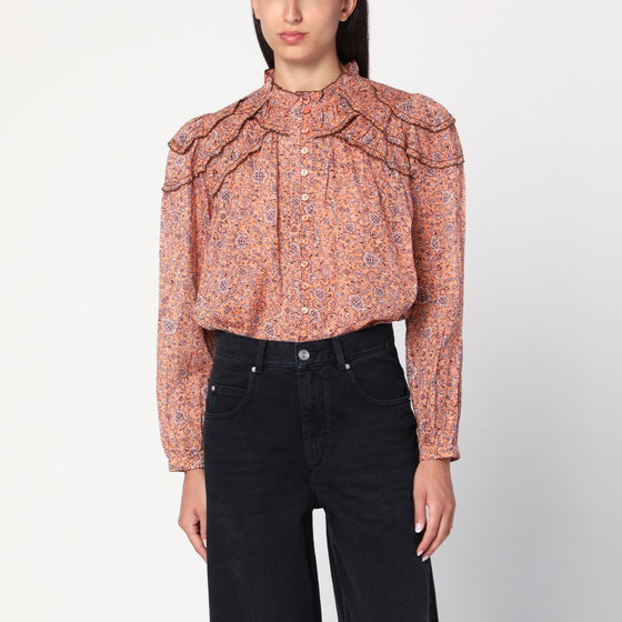 ISABEL MARANT Étoile Christa blouse with tapestry print