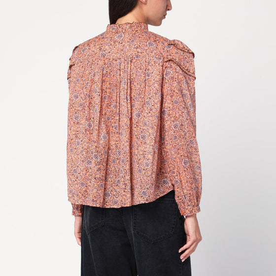 ISABEL MARANT Étoile Christa blouse with tapestry print