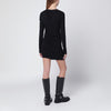 ISABEL MARANT Étoile Denise draped black jersey dress