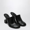 JACQUEMUS Black mule with geometric heel