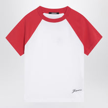  JACQUEMUS Baseball white/red T-shirt