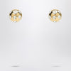JACQUEMUS Square Round Earrings with rhinestones
