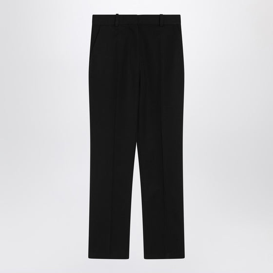 JACQUEMUS Black trousers in cotton blend