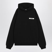  JACQUEMUS Black cotton hoodie