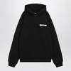 JACQUEMUS Black cotton hoodie