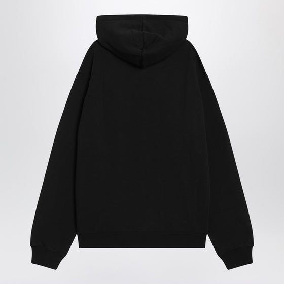 JACQUEMUS Black cotton hoodie