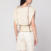 ISABEL MARANT Top Zohra écru in cotton