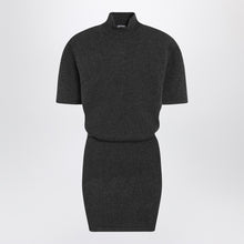  JACQUEMUS Dark grey wool and cashmere dress