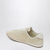 JACQUEMUS Sneaker Tennis in ivory crocodile effect suede