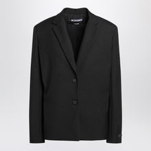  JACQUEMUS Black single-breasted wool jacket