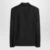 JACQUEMUS Black single-breasted wool jacket